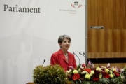 Begrüßung durch Nationalratspräsidentin Barbara Prammer