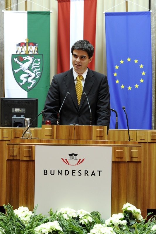 Buchautor Martin C. Wittmann am Rednerpult