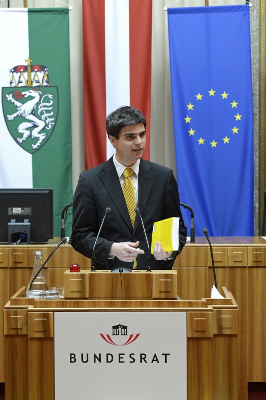 Buchautor Martin C. Wittmann am Rednerpult