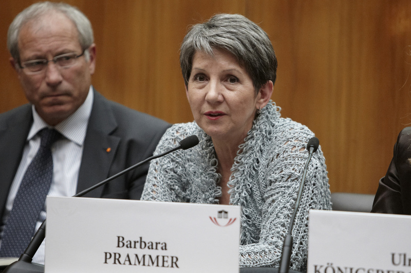 Nationalratspräsidentin Barbara Prammer am Wort