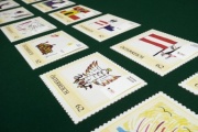 Übersicht der von Kindern gestalteten Briefmarken