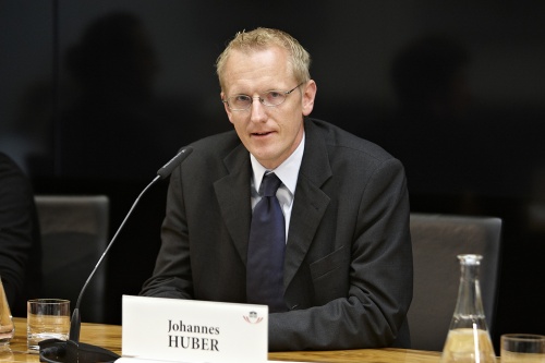 Vorsitzender der Vereinigung der Parlamentsredakteure Johannes Huber
