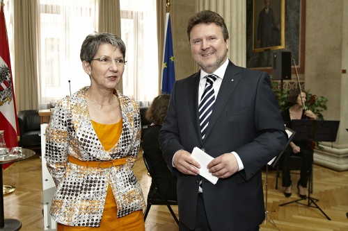 Nationalratspräsidentin Barbara Prammer und der Wiener Stadtrat Michael Ludwig