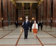 v.li.: Der Präsident der Slowenischen Nationalversammlung Gregor Virant und Nationalratspräsidentin Barbara Prammer