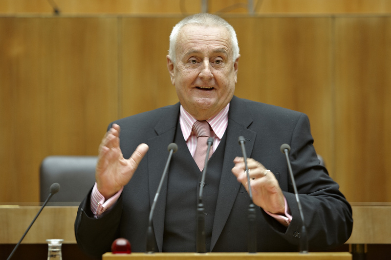 Universität Graz Johannes Pichler am Rednerpult