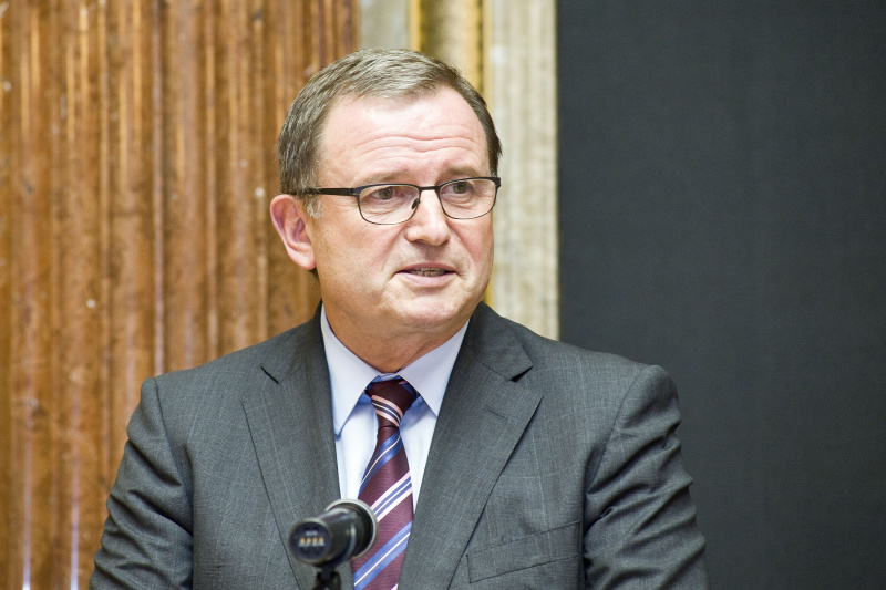 ÖVP-Klubobmann Karlheinz-Kopf bei seiner Ansprache