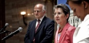 v.li.: Der Erste Vizepräsident des kroatischen Parlaments Josip Leko und Nationalratspräsidentin Barbara Prammer