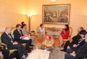 Besuch von Nationalratspräsidentin Barbara Prammer bei Parlamentspräsidentin Jozefina Topalli