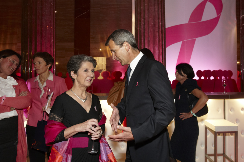 v.li. Nationalratspräsidentin Barbara Prammer im Gespräch mit Siegfried Maurer