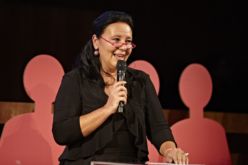 Doris Kiefhaber am Wort