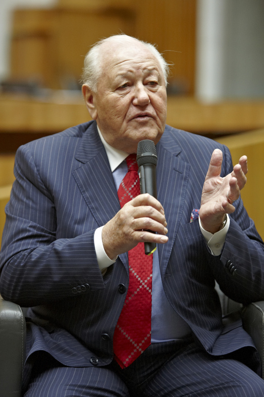 Der Präsident des Seniorenrates Karl Blecha am Wort