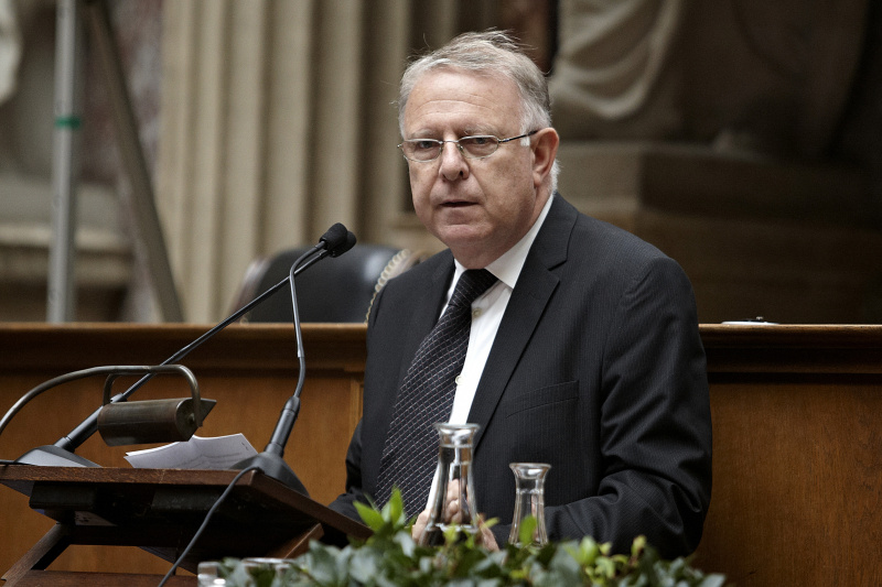 Generalprokurator Ernst Eugen Fabrizy am Rednerpult