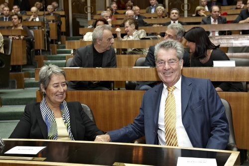 v.li.: Margit Fischer und Bundespräsident Dr. Heinz Fischer