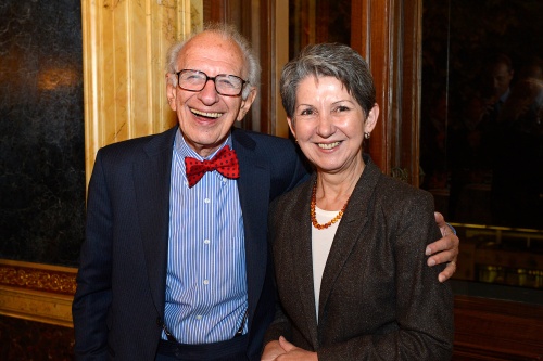 v.li.: Nobelpreisträger Eric Kandel und Nationalratspräsidentin Barbara Prammer