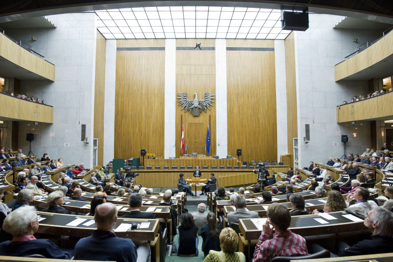 Blick in Richtung VeranstaltungsteilnehmerInnen