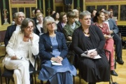 Blick inRichtung VeranstaltungsteilnehmerInnen. In der ersten Reihe v.li. die Preisträgerinnen Lisa Fischer, Susanne Dermutz und Birgitt Haller