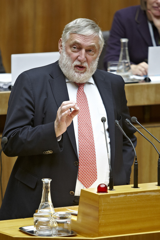Franz Fischler am Rednerpult