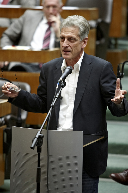 SPÖ Klubobmann Josef Cap am Rednerpult