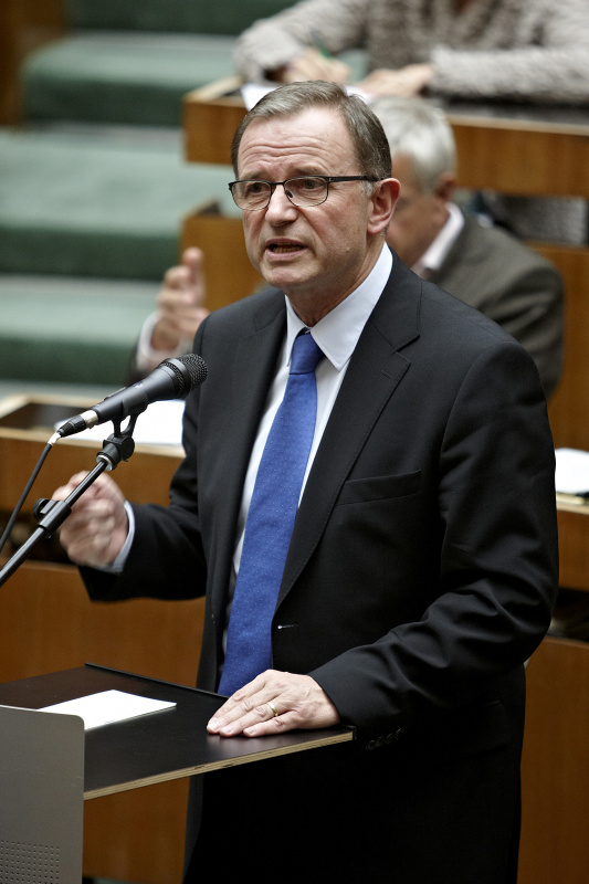 ÖVP Klubobmann Karlheinz Kopf am Rednerpult