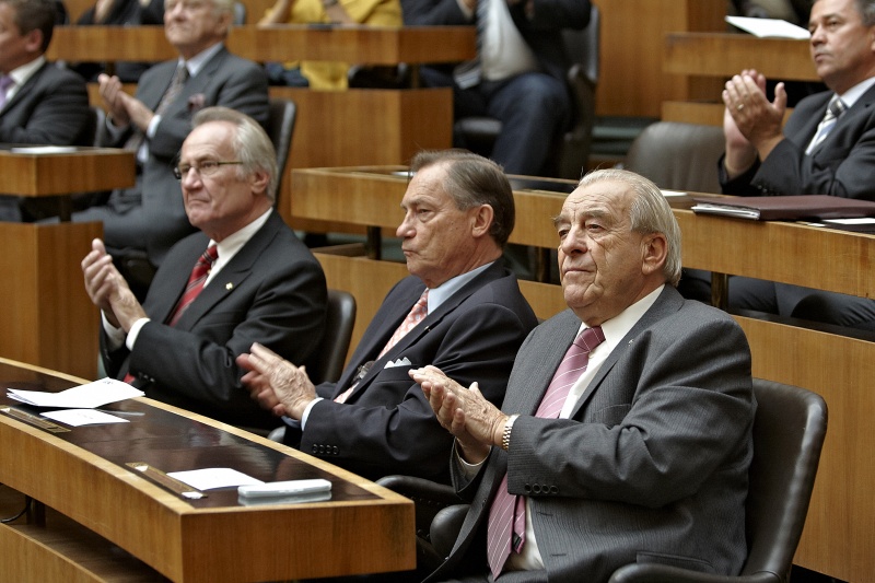 v. li.: Kdolsky, Nikolaus Michalek, Robert Lichal