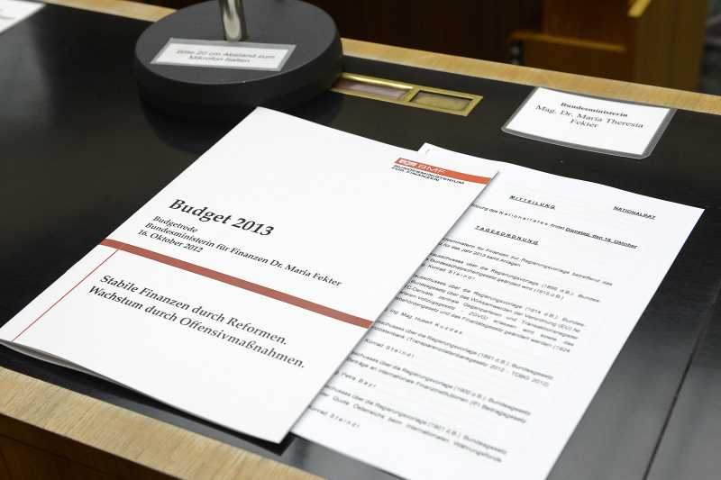 Budget 2013 - Budgetrede