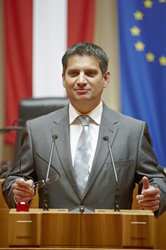 Bundesrat Maurice Androsch am Rednerpult