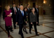 v.li.: Staatspräsident der Republik Kasachstan Nursultan Nasarbajew und Nationalratspräsidentin Barbara Prammer