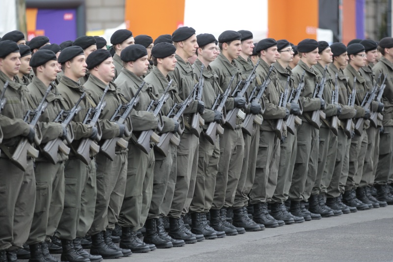 Blick in Richtung Rekruten