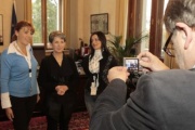 Ein Foto mit Nationalratspräsidentin Barbara Prammer