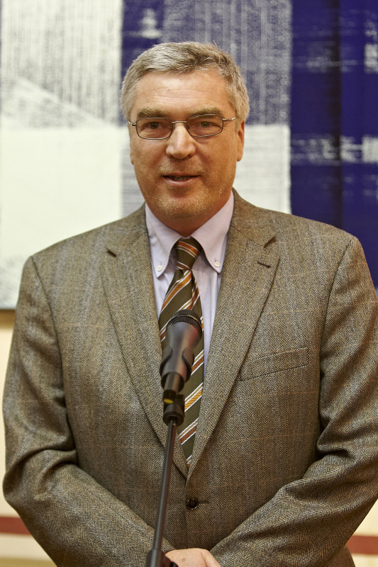 Laudator zu den Kunstwerken Mathias Böckl am Wort