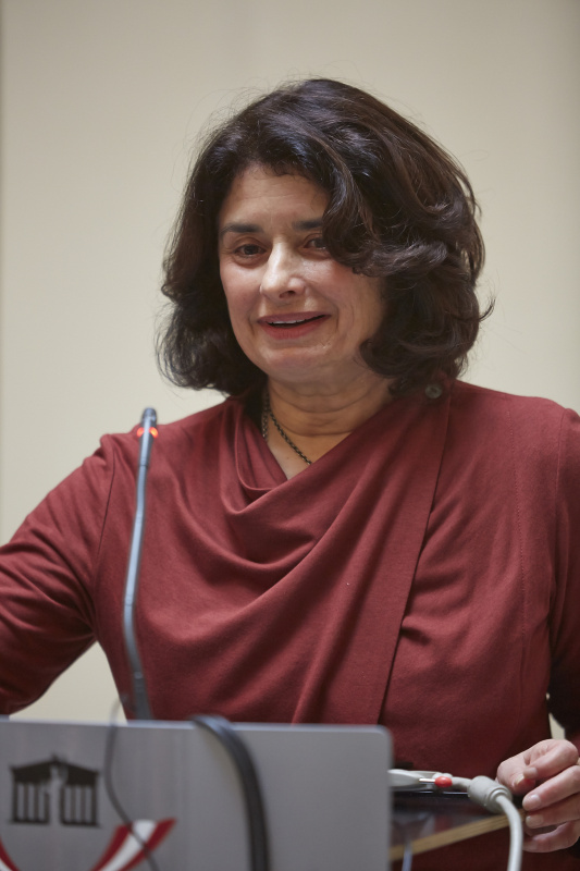 Reesa Greenberg am Rednerpult