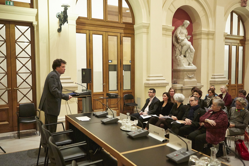 Hanno Loewy am Rednerpult