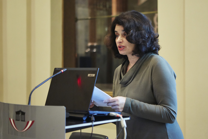 Reesa Greenberg am Rednerpult