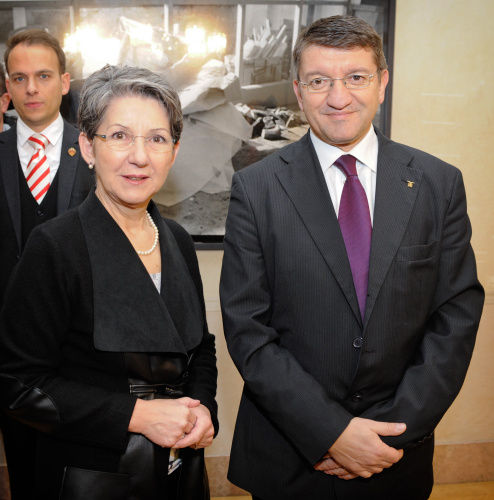 v.li. Nationalratspräsidentin Barbara Prammer und Mauro Minniti