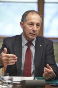Bundesratspräsident Georg Keuschnigg am Wort