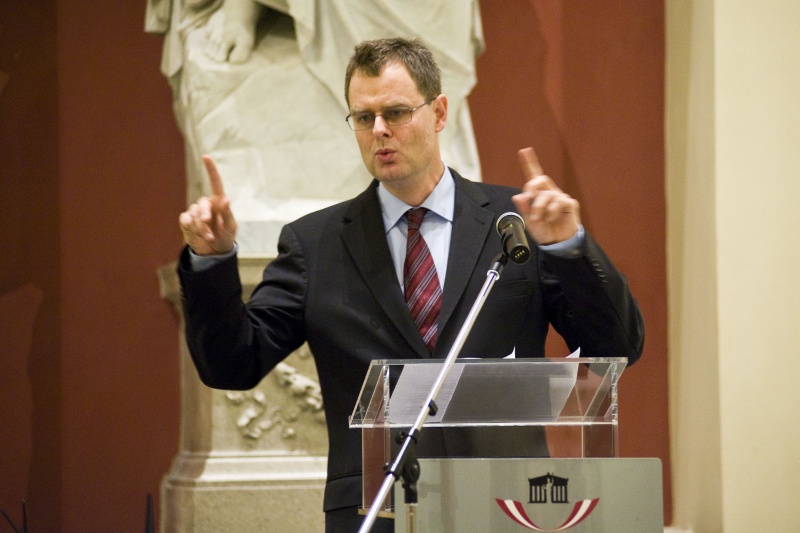 Harald Katzmayr bei seiner Laudatio