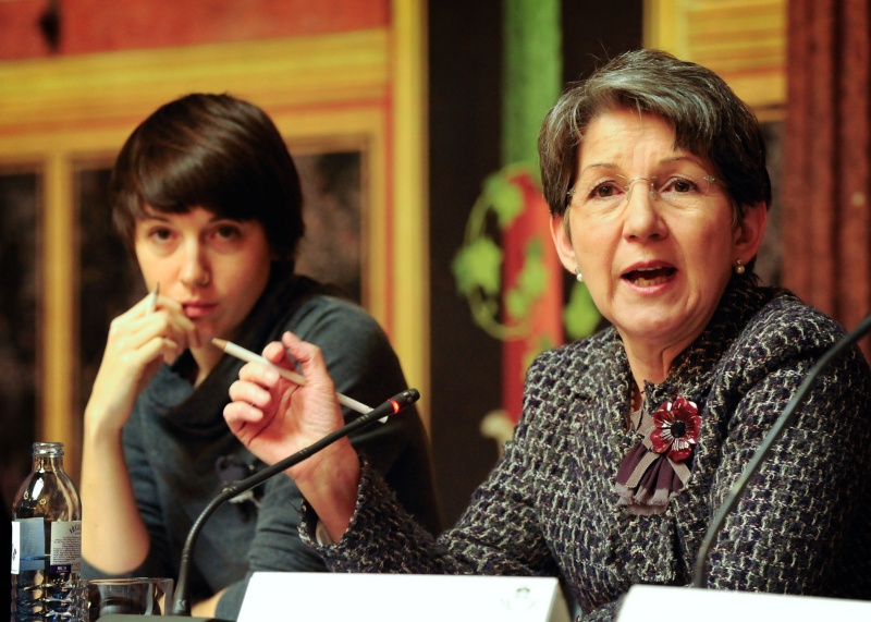 Nationalratspräsidentin Barbara Prammer am Wort