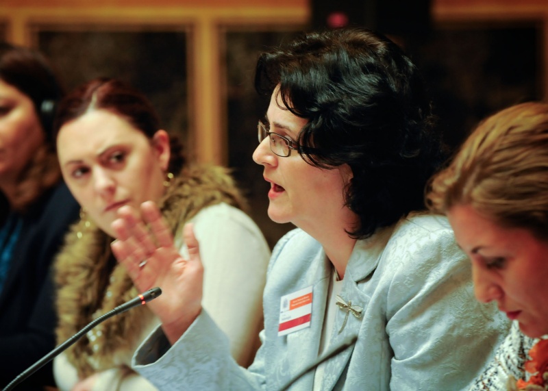 Teuta Sahatqija am Wort
