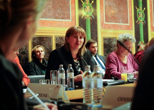 Liliana Palihovici, Deputy Speaker, Moldova am Wort