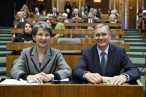 v.li.: Nationalratspräsidentin Barbara Prammer und Gesundheitsminister Alois Stöger