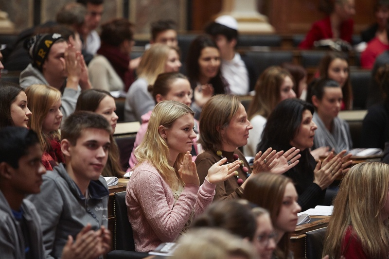 Blick in Richtung VeranstaltungsteilnehmerInnen