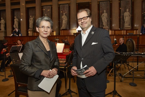 v.li.: Nationalratspräsidentin Barbara Prammer und Peter Androsch