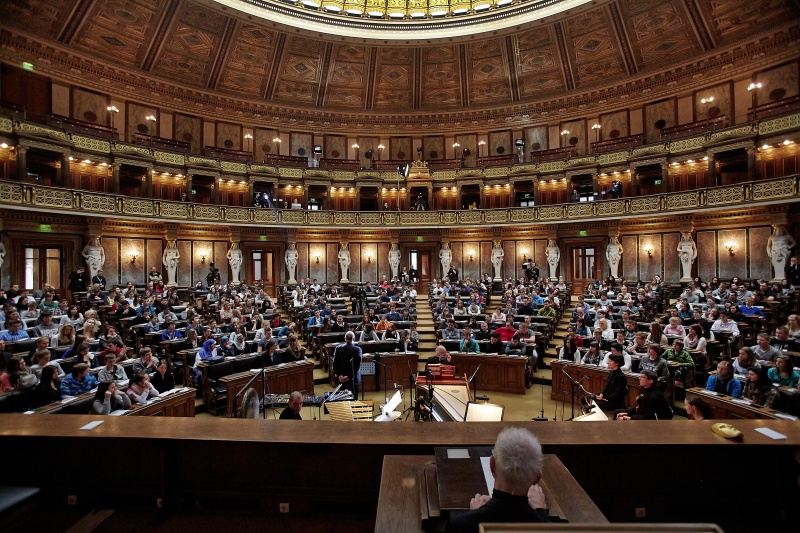 Blick in Richtung VeranstaltungsteilnehmerInnen