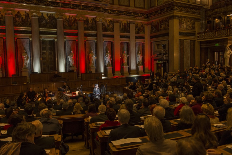 Nationalratspräsidentin Barbara Prammer bei der Begrüßung