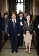 v.li.: Staatspräsident der Republik der Union Myanmar S.E. Thein Sein und Nationalratspräsidentin Barbara Prammer