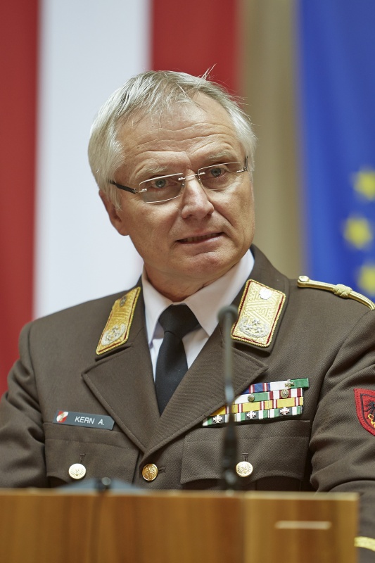 Präsident des ÖBFV Albert Kern am Rednerpult