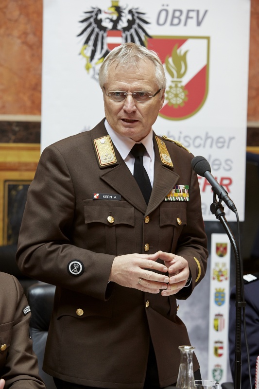 Präsident des ÖBFV Albert Kern am Wort