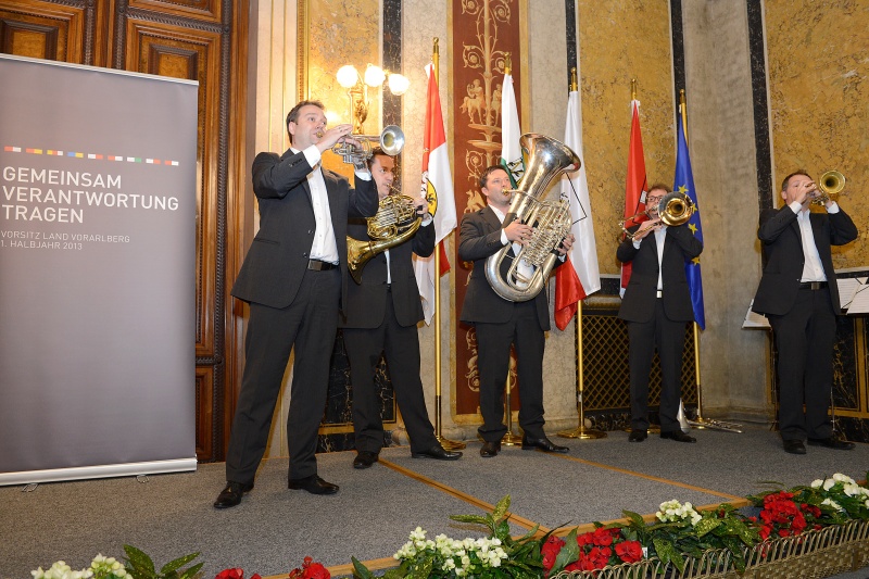 Musikalische Umrahmung durch das Ensemble Sonus Brass