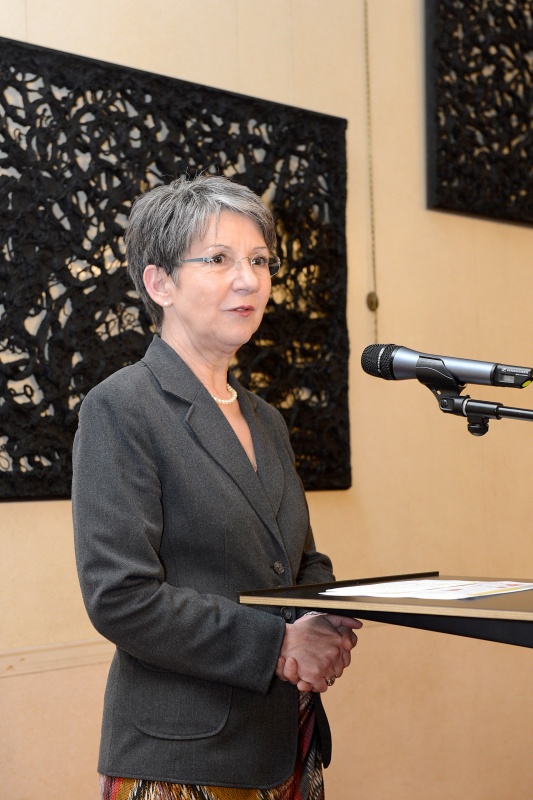 Nationalratspräsidentin Barbara Prammer am Rednerpult