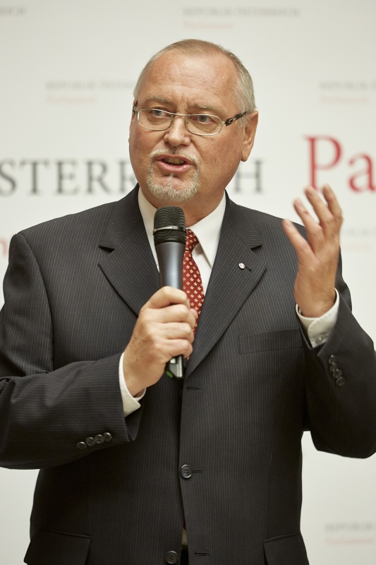 Präsident des niederösterreichischen Weinbauverbandes Franz Bankknecht